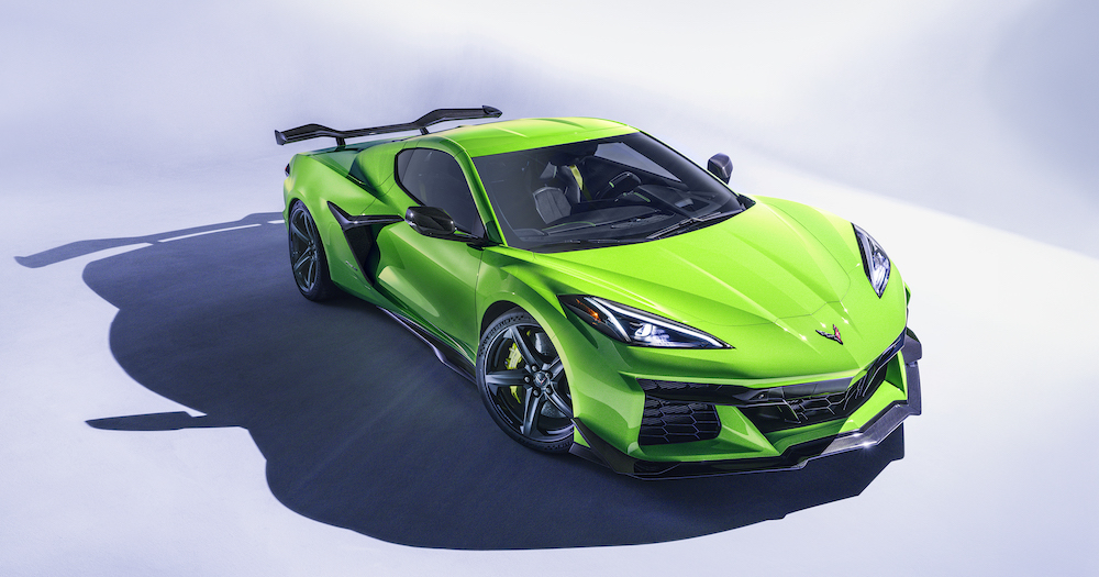 Minted Green Custom 2023 Corvette Z06