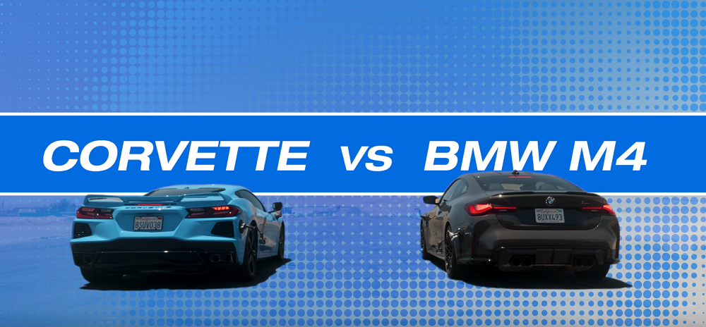C8 Corvette vs. BMW M4 Comp: Who Wins a Drag Race?