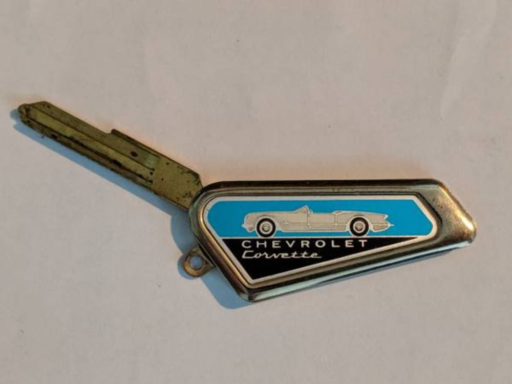 Unique Aftermarket Corvette Key Blank From the 1950s