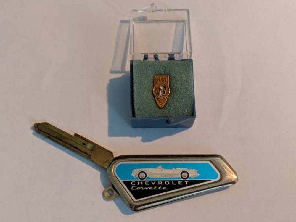 Unique Aftermarket Corvette Key Blank From the 1950s